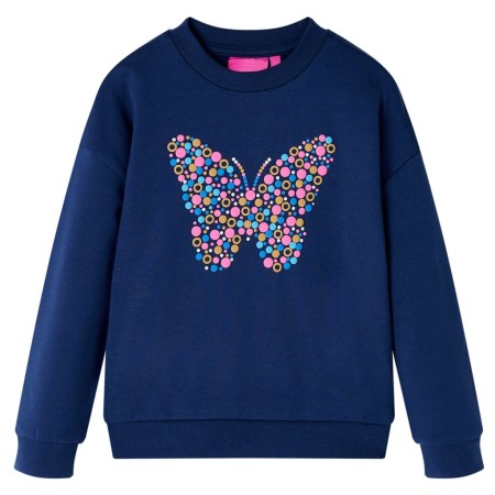 Marineblaues Kinder-Sweatshirt 92 von vidaXL, Kinder-T-Shirts - Ref: Foro24-14059, Preis: 14,22 €, Rabatt: %