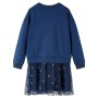 Vestido infantil de manga larga azul marino 104 de vidaXL, Vestidos de niños - Ref: Foro24-14195, Precio: 15,99 €, Descuento: %