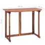 Mesa para terraza bistró madera maciza de acacia 90x50x75 cm de vidaXL, Mesas de jardín - Ref: Foro24-44039, Precio: 94,99 €,...