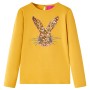 Children's long-sleeved t-shirt in ocher color 116 by vidaXL, Kids T-shirts - Ref: Foro24-13966, Price: 8,99 €, Discount: %