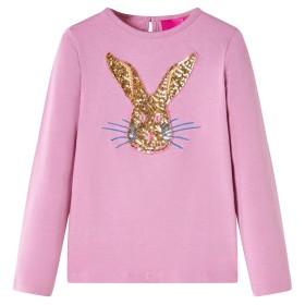 Camiseta infantil de manga larga rosa tostado 128 de vidaXL, Camisetas para niños - Ref: Foro24-13972, Precio: 8,87 €, Descue...