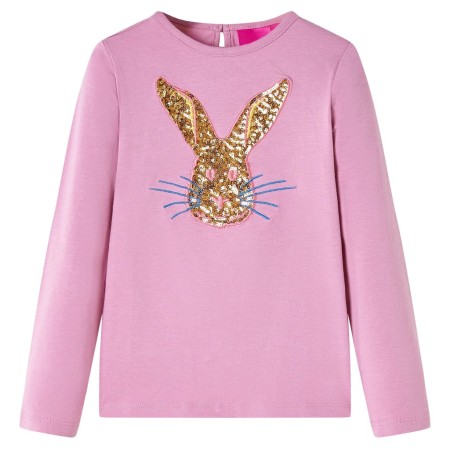 Camiseta infantil de manga larga rosa tostado 128 de vidaXL, Camisetas para niños - Ref: Foro24-13972, Precio: 8,87 €, Descue...