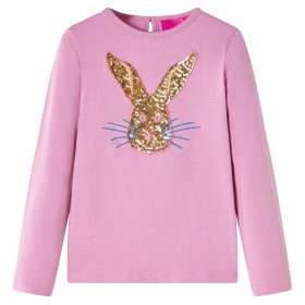 Camiseta infantil de manga larga rosa tostado 104 de vidaXL, Camisetas para niños - Ref: Foro24-13970, Precio: 10,99 €, Descu...