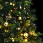 Artificial Christmas tree with hinges 150 LED and balls 150 cm by vidaXL, Christmas trees - Ref: Foro24-3210274, Price: 102,1...