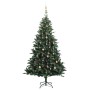 Artificial Christmas tree with hinges 150 LED and balls 150 cm by vidaXL, Christmas trees - Ref: Foro24-3210274, Price: 102,1...