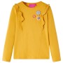 Dark ocher long-sleeved children's t-shirt 92 by vidaXL, Kids T-shirts - Ref: Foro24-13674, Price: 9,99 €, Discount: %