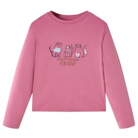 Children's long-sleeved t-shirt raspberry 92 by vidaXL, Kids T-shirts - Ref: Foro24-14444, Price: 9,99 €, Discount: %