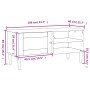 Mueble de TV SENJA aspecto ratán madera pino marrón 106x40x49cm de vidaXL, Muebles TV - Ref: Foro24-358040, Precio: 72,99 €, ...