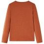 Children's long-sleeved t-shirt in cognac color 140 by vidaXL, Kids T-shirts - Ref: Foro24-13683, Price: 9,99 €, Discount: %