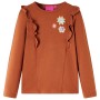 Camiseta infantil de manga larga color coñac 116 de vidaXL, Camisetas para niños - Ref: Foro24-13681, Precio: 8,06 €, Descuen...