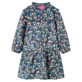 Dark blue long-sleeved children's dress 128 by vidaXL, Children's dresses - Ref: Foro24-14412, Price: 11,36 €, Discount: %