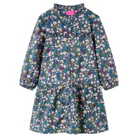 Vestido infantil de manga larga azul oscuro 104 de vidaXL, Vestidos de niños - Ref: Foro24-14410, Precio: 13,37 €, Descuento: %