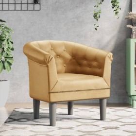 Gold faux leather armchair by vidaXL, Armchairs - Ref: Foro24-356500, Price: 156,99 €, Discount: %