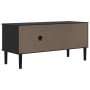 Mueble de TV SENJA aspecto ratán madera pino negro 106x40x49 cm de vidaXL, Muebles TV - Ref: Foro24-358042, Precio: 72,93 €, ...