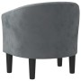 Dark gray velvet armchair by vidaXL, Armchairs - Ref: Foro24-356470, Price: 143,99 €, Discount: %