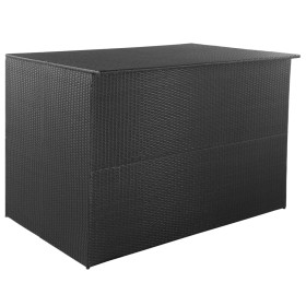 Black synthetic rattan garden storage box 150x100x100 cm by vidaXL, Outdoor storage boxes - Ref: Foro24-44245, Price: 283,31 ...