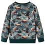 Dunkelgrünes Kinder-Sweatshirt 140 von vidaXL, Kinder-T-Shirts - Ref: Foro24-12983, Preis: 12,12 €, Rabatt: %