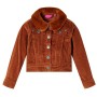 Chaqueta infantil pana color coñac 140 de vidaXL, Ropa de abrigo para niños - Ref: Foro24-13913, Precio: 15,99 €, Descuento: %