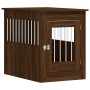 Dog cage engineered wood brown oak 55x80x68 cm by vidaXL, Dog kennels - Ref: Foro24-838329, Price: 100,38 €, Discount: %