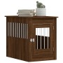 Dog cage engineered wood brown oak 55x80x68 cm by vidaXL, Dog kennels - Ref: Foro24-838329, Price: 100,38 €, Discount: %