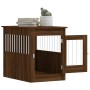 Dog cage engineered wood brown oak 55x80x68 cm by vidaXL, Dog kennels - Ref: Foro24-838329, Price: 100,38 €, Discount: %