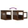 Dog cage engineered wood brown oak 55x80x68 cm by vidaXL, Dog kennels - Ref: Foro24-838329, Price: 100,38 €, Discount: %