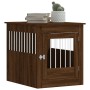 Dog cage engineered wood brown oak 64.5x80x71 cm by vidaXL, Dog kennels - Ref: Foro24-838336, Price: 112,69 €, Discount: %