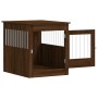 Dog cage engineered wood brown oak 64.5x80x71 cm by vidaXL, Dog kennels - Ref: Foro24-838336, Price: 112,69 €, Discount: %