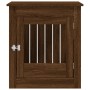 Dog cage engineered wood brown oak 64.5x80x71 cm by vidaXL, Dog kennels - Ref: Foro24-838336, Price: 112,69 €, Discount: %