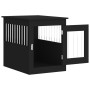 Jaula para perros madera de ingeniería negro 55x75x65 cm de vidaXL, Casetas para perros - Ref: Foro24-838317, Precio: 89,13 €...