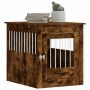 Engineered wood dog cage smoked oak 64.5x80x71 cm by vidaXL, Dog kennels - Ref: Foro24-838334, Price: 102,83 €, Discount: %