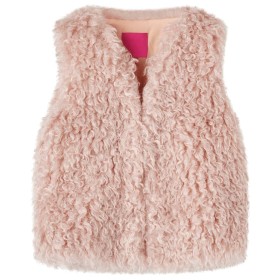 Children's light pink synthetic fur vest 116 by vidaXL, Children's outerwear - Ref: Foro24-14396, Price: 11,75 €, Discount: %