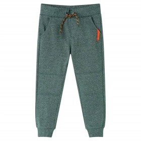 Pantalones de chándal infantiles verde oscuro 128 de vidaXL, Pantalones de niños - Ref: Foro24-12917, Precio: 10,38 €, Descue...