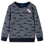 Children's navy blue mélange sweatshirt 116 by vidaXL, Kids T-shirts - Ref: Foro24-13151, Price: 13,01 €, Discount: %