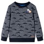 Children's navy blue mélange sweatshirt 140 by vidaXL, Kids T-shirts - Ref: Foro24-13153, Price: 15,29 €, Discount: %