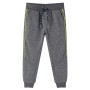 Pantalones de chándal infantiles gris mélange 140 de vidaXL, Pantalones de niños - Ref: Foro24-13283, Precio: 13,87 €, Descue...