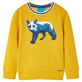 Ockerfarbenes Kinder-Sweatshirt 140 von vidaXL, Kinder-T-Shirts - Ref: Foro24-13338, Preis: 12,99 €, Rabatt: %