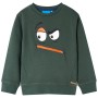 Dunkelgrünes Kinder-Sweatshirt 140 von vidaXL, Kinder-T-Shirts - Ref: Foro24-13378, Preis: 11,17 €, Rabatt: %