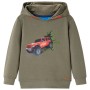 Children's khaki hooded sweatshirt 116 by vidaXL, Kids T-shirts - Ref: Foro24-13386, Price: 12,99 €, Discount: %