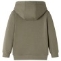 Sudadera infantil con capucha color caqui 116 de vidaXL, Camisetas para niños - Ref: Foro24-13386, Precio: 12,09 €, Descuento: %