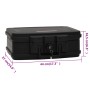 Black safe 44x37x16.5 cm by vidaXL, Safes - Ref: Foro24-154961, Price: 72,19 €, Discount: %