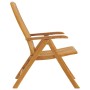 Reclining garden chairs and cushions 4 pcs solid teak wood by vidaXL, Garden chairs - Ref: Foro24-3196465, Price: 578,90 €, D...