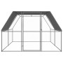 Jaula gallinero de exterior de acero galvanizado 3x4x2 m de vidaXL, Jaulas y habitáculos para animales pequeños - Ref: Foro24...