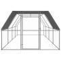 Jaula gallinero de exterior de acero galvanizado 3x8x2 m de vidaXL, Jaulas y habitáculos para animales pequeños - Ref: Foro24...