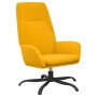 Sillón de relax con taburete terciopelo amarillo mostaza de vidaXL, Sillones - Ref: Foro24-3097844, Precio: 133,99 €, Descuen...