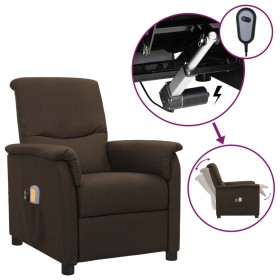 Dark brown fabric electric massage chair by vidaXL, Electric massage chairs - Ref: Foro24-3098561, Price: 185,99 €, Discount: %