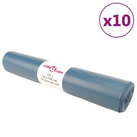 Blue garbage bags 100 units 120 l by vidaXL, Garbage bags - Ref: Foro24-155346, Price: 30,99 €, Discount: %