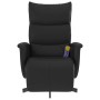 Reclining massage armchair with footrest in black synthetic leather by vidaXL, Armchairs - Ref: Foro24-356597, Price: 188,68 ...