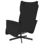 Sillón reclinable masaje con reposapiés cuero sintético negro de vidaXL, Sillones - Ref: Foro24-356597, Precio: 187,99 €, Des...