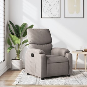 Sillón reclinable de tela gris taupe de vidaXL, Sillones - Ref: Foro24-373418, Precio: 210,99 €, Descuento: %